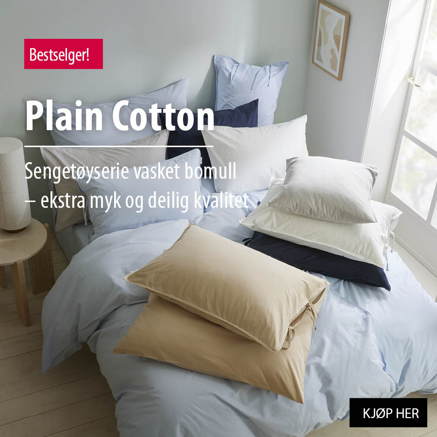 Plain Cotton sengetøyserie